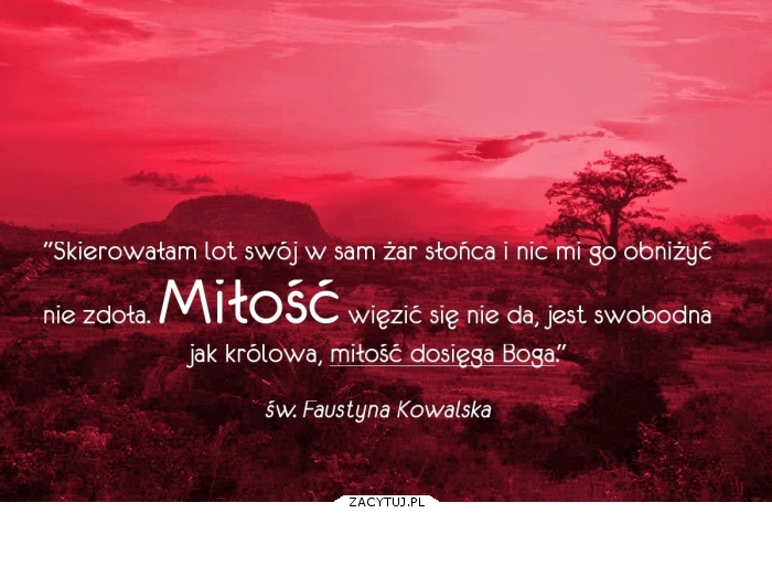 Miłość dosięga Boga..