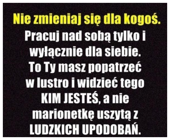 nie zmieniaj sie.